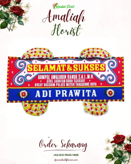 Papan Bunga Ucapan Selamat Cimerang